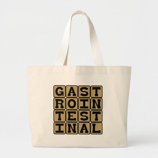 Maagdarmkanaal, GI Tractus Grote Tote Bag (Voorkant)
