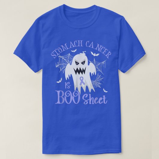 Maagdarmkanker Boo Sheet Periwinkle Ribbon Hall T-shirt (Design voorkant)