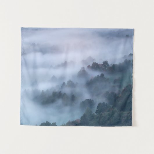 Maagdarmscheuren door bomen wandkleed (Voorkant (horizontaal))