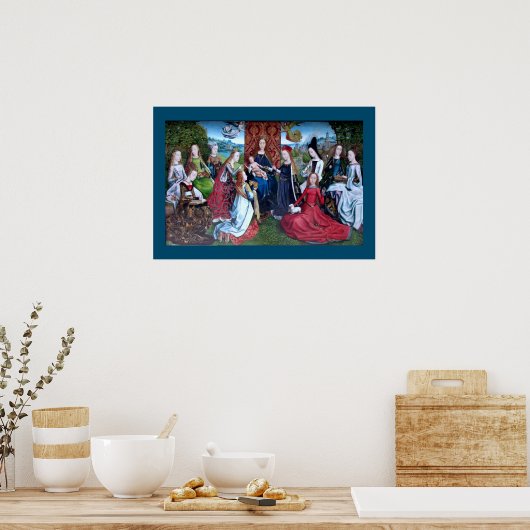 Maagdarmvirussen (M 070), grens Poster (Keuken)