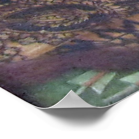 Maagdarmvirussen (M 070) zonder grenzen Poster (Hoek)