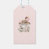Maagdarmvlies van Floral Cadeaulabel (Achterkant)