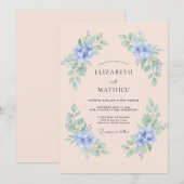 Maagdelijk Bleke Trouwbloem Kaart (Voorkant / Achterkant)