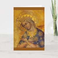 Maagdelijke Mary Blank Card