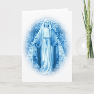 Maagdelijke Mary Card Kaart