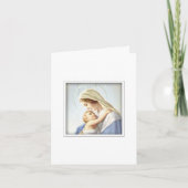 Maagdelijke Mary en Baby Jesus Card Feestdagen Kaart (Voorkant)