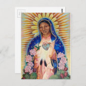 Maagdelijke Mary - Onze Dame van Guadalupe Briefkaart (Voorkant / Achterkant)