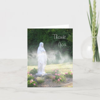 Maagdelijke Mary Thank You Card Bedankkaart