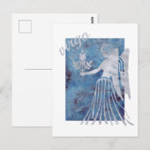 Maagden Zodiac Teken Ansichtkaart Briefkaart (Voorkant / Achterkant)