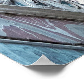 Maagdenbank en mozaïek van kinderChristus Poster (Hoek)