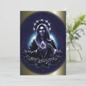 Maagdenbloem en Paarse Rozen (Staand voorkant)