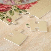 Maagdenbloem Mary Assumption Angels Roze Roses Legpuzzel (Zijkant)