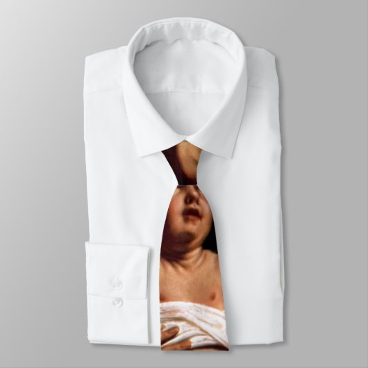 Maagdenbloem Mary en Baby Child Jesus-Sirani Stropdas (Gebonden)