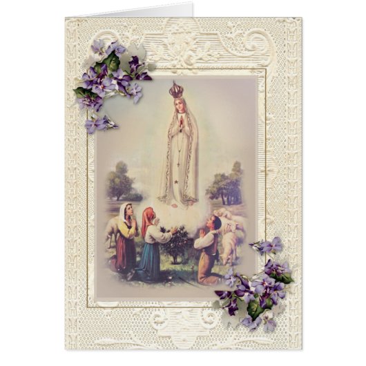 Maagdenbloem Mary Immaculate Heart Fatima (Voorkant)