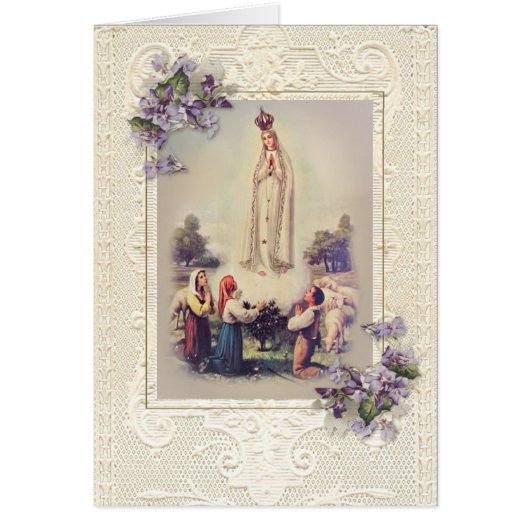 Maagdenbloem Mary Immaculate Heart Fatima (Voorkant)