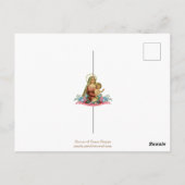 Maagdenbloem Mary Jesus Latijn  Briefkaart (Achterkant)