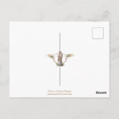 Maagdenbloem Mary Jesus Latijn  Briefkaart (Achterkant)