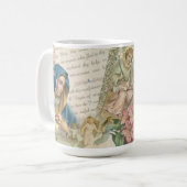 Maagdenbloem Mary Katholieke Rosary Marian Koffiemok (Voorkant links)