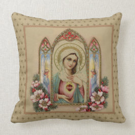 Maagdenbloem Mary Kerstmis Floral Angel Kussen