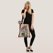 Maagdenbloem Mary Religious Floral Ave Maria Tote Bag (Op model)
