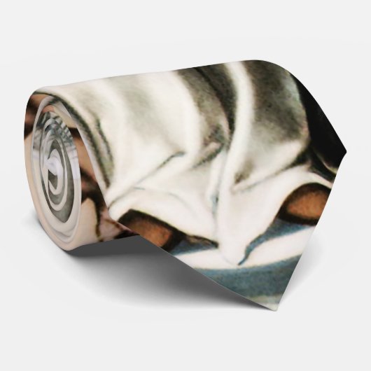 Maagdenbloem Stropdas (Opgerold)