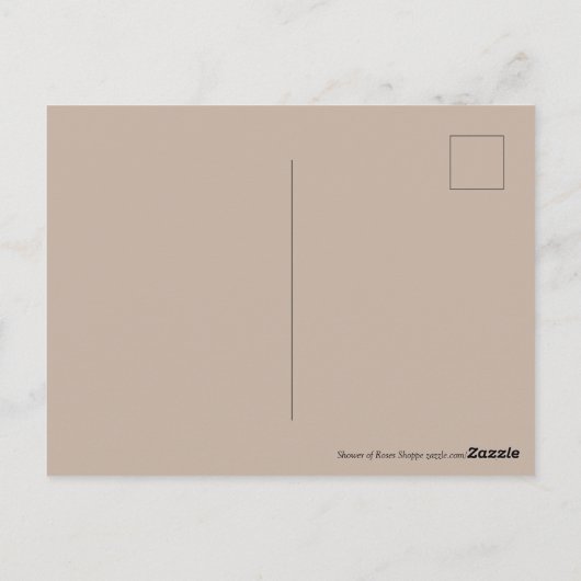 Maagdenbloem zonder blote Maagd Mary Manuscript 13 Briefkaart (Achterkant)