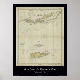 maagdeneilanden 1921 poster