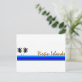 Maagdeneilanden Briefkaart (Staand voorkant)