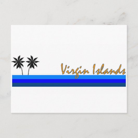 Maagdeneilanden Briefkaart (Voorkant)