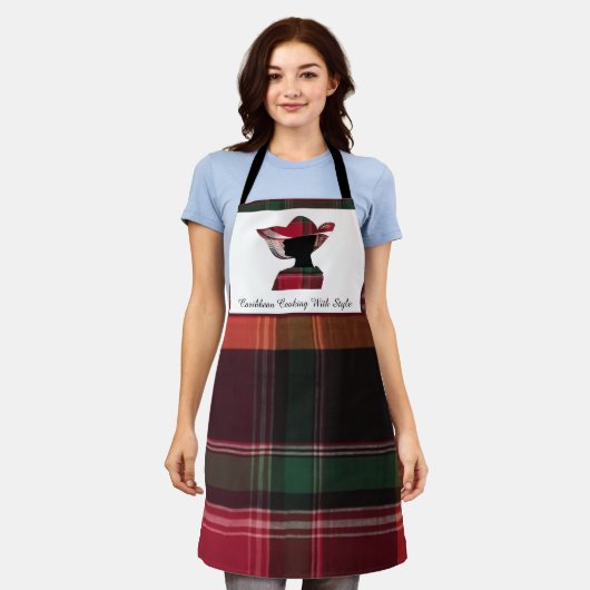 Maagdeneilanden Caribbean Madras Elegant Lady Schort (Gedragen)