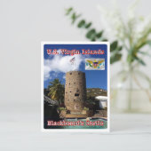 Maagdeneilanden - Castle van Blackbeard - Briefkaart (Staand voorkant)