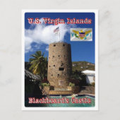 Maagdeneilanden - Castle van Blackbeard - Briefkaart (Voorkant)