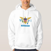 Maagdeneilanden Hoodie, Amerikaanse Maagdeneilande Hoodie (Voorkant)