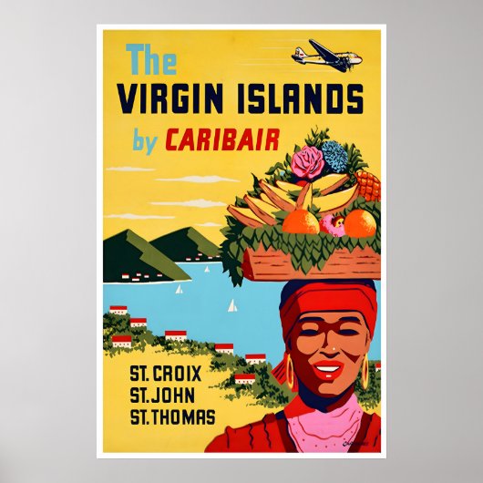 Maagdeneilanden Kunst St Croix Reisposter St John Poster (Voorkant)