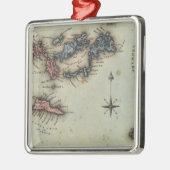 Maagdeneilanden Metalen Ornament (Links)