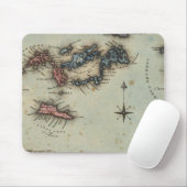 Maagdeneilanden Muismat (Met muis)