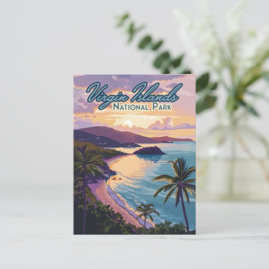 Maagdeneilanden Nationaal Park Beach St John Briefkaart (Staand voorkant)