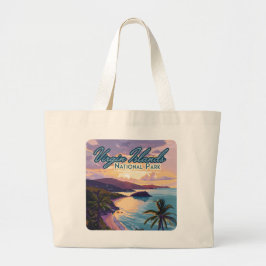 Maagdeneilanden Nationaal Park Beach St John Grote Tote Bag