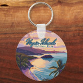 Maagdeneilanden Nationaal Park Beach St John Sleutelhanger (Voorkant)