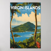 Maagdeneilanden National Park Travel Poster (Voorkant)