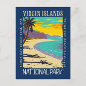 Maagdeneilanden Nationale Park Trunk Bay - Verstoo Briefkaart (Voorkant)