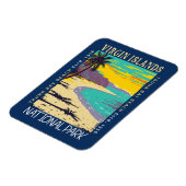 Maagdeneilanden Nationale Park Trunk Bay - Verstoo Magneet (Linkerzijde)