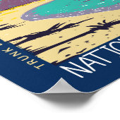 Maagdeneilanden Nationale Park Trunk Bay - Verstoo Poster (Hoek)