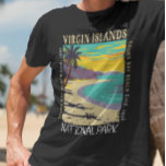 Maagdeneilanden Nationale Park Trunk Bay - Verstoo T-shirt<br><div class="desc">Vectorkunstontwerp van de Maagdeneilanden. Het park bezet het grootste deel van St. John,  een van de Amerikaanse Maagdeneilanden.</div>
