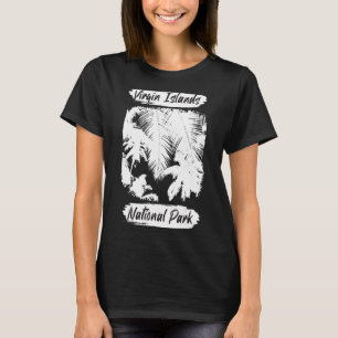 Maagdeneilanden Palm-boom St. John National Park S T-shirt
