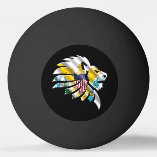 Maagdeneilanden Pingpongbal (Voorkant)