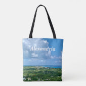 Maagdeneilanden St. Croix Sandy Point personaliser Tote Bag (Achterkant)