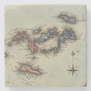 Maagdeneilanden Stenen Onderzetter