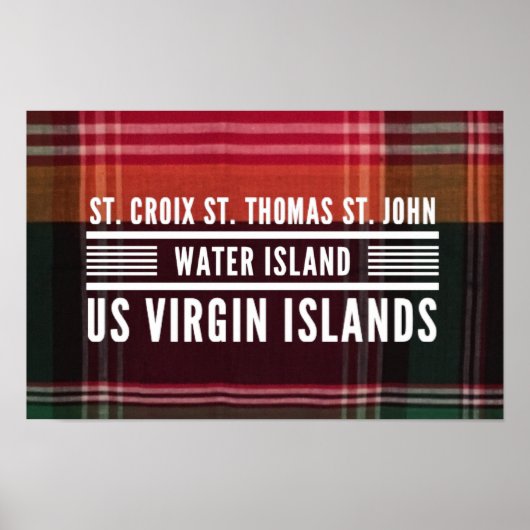 Maagdeneilanden (US) USVI St. Croix St. Thomas Mad Poster (Voorkant)