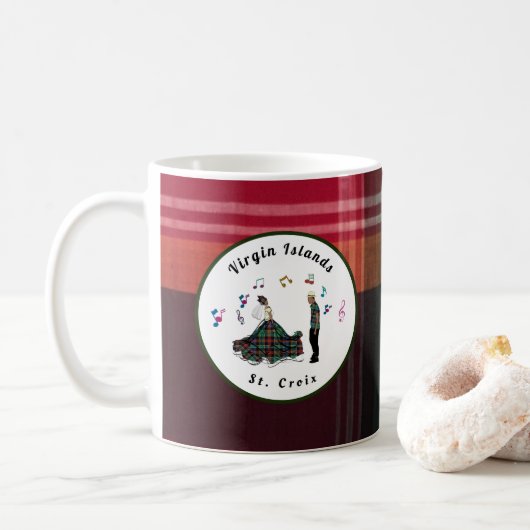 Maagdeneilanden USVI Madras Pset St. Croix VI Koffiemok (Met donut)
